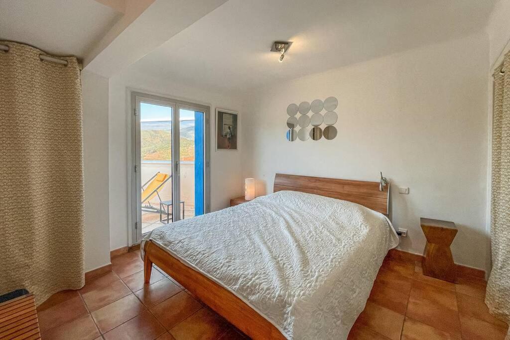 Attique A Banyuls - Vue Mer Et Montagne Exterior foto